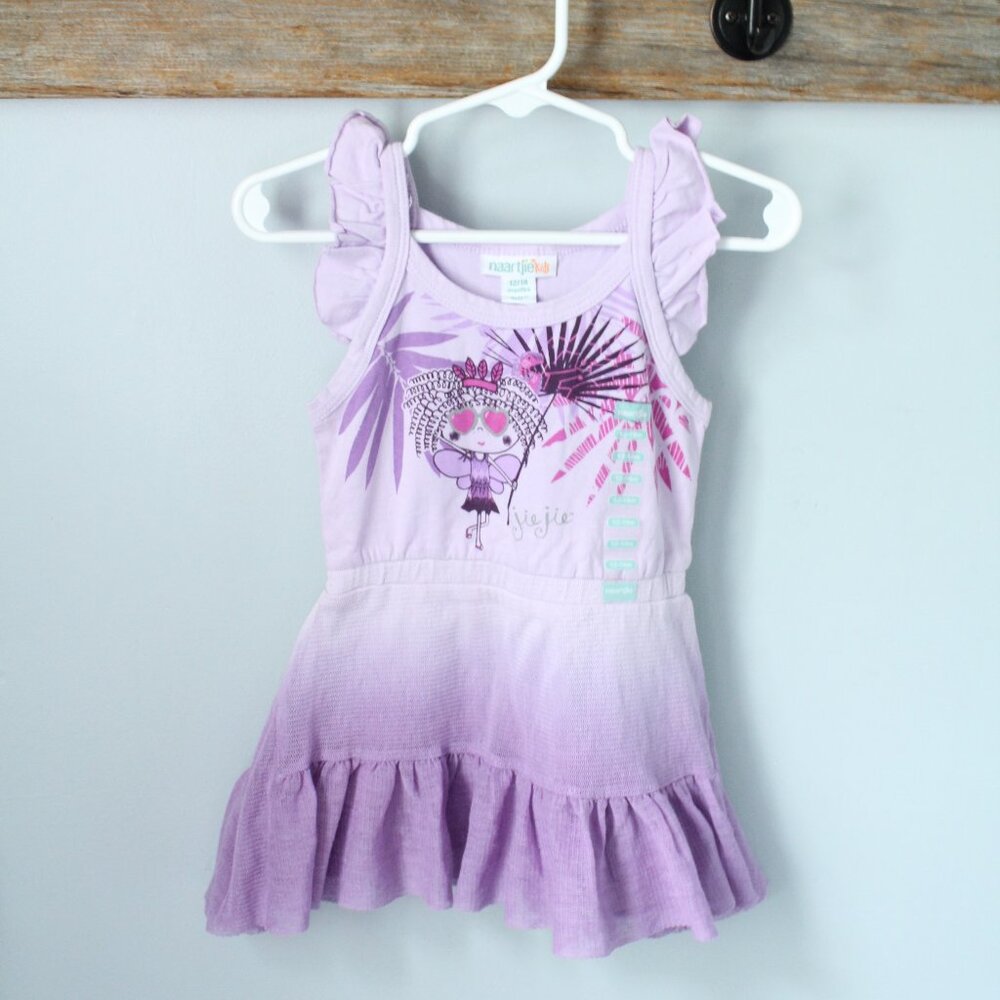 naartjie Kids Size 12-18M Purple Dress